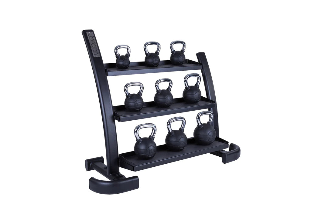 JORDAN 3 Tier Kettlebell Rack - Home Fitness Zone