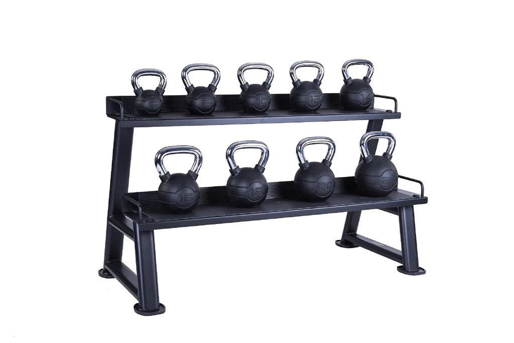 JORDAN 2 Tier Kettlebell Rack - Home Fitness Zone