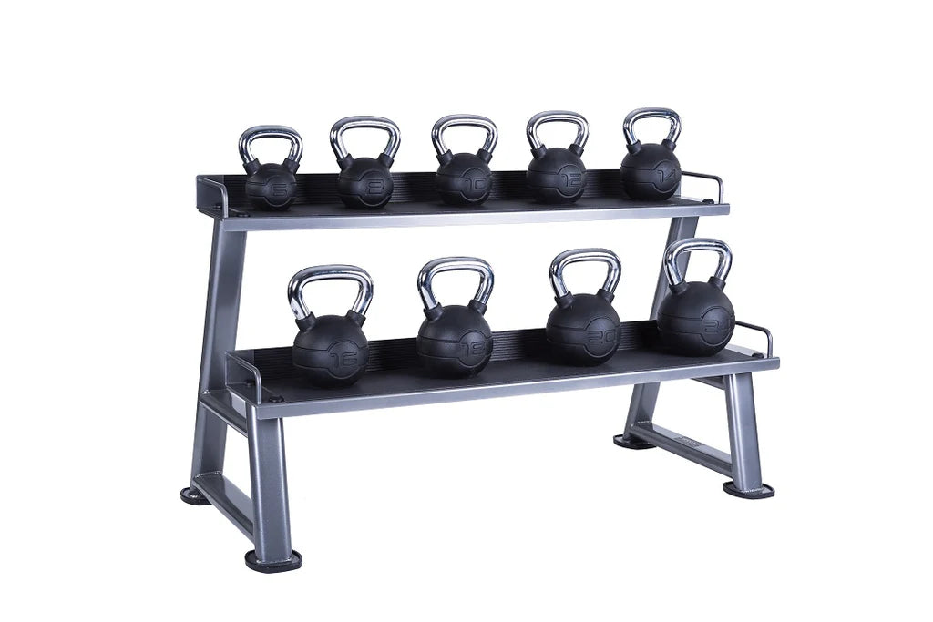 JORDAN 2 Tier Kettlebell Rack - Home Fitness Zone