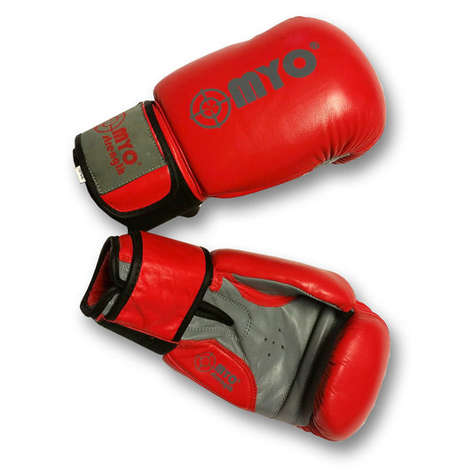 MYO Strength Leather Boxing Gloves - Home Fitness Zone